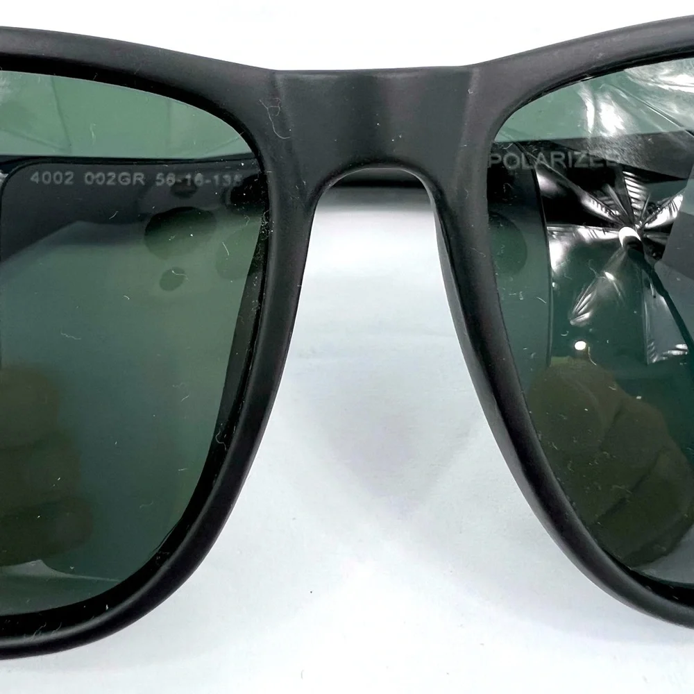 IZOD, POLARIZED, OLIVE GREEN LENSES, 100%UV PROTECTION, BLACK FRAME SUNGLASSES